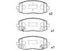 Brake Pad Set:58101-07A10